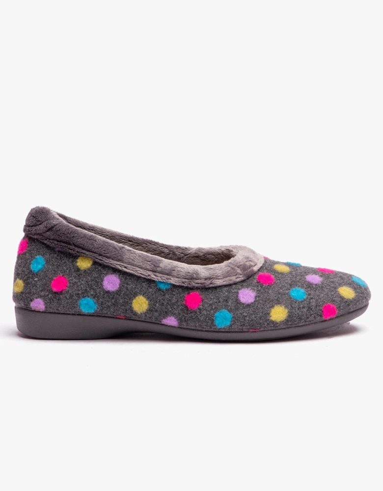 GERI Womens Slippers Grey