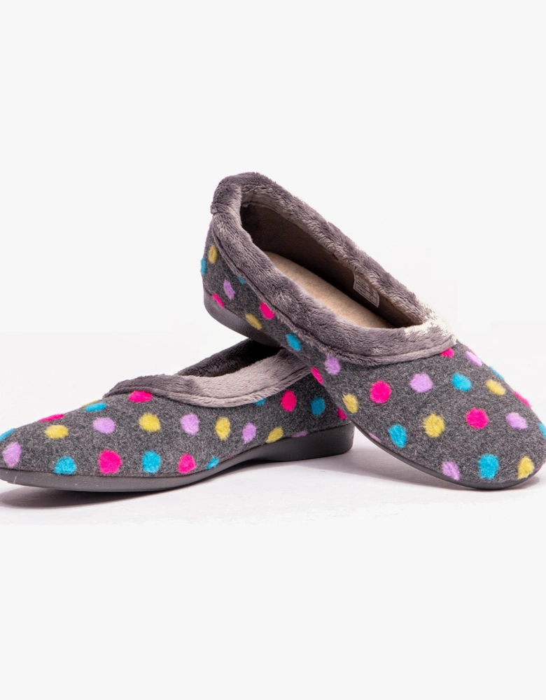 GERI Womens Slippers Grey