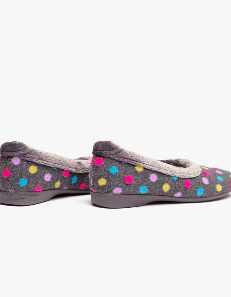 GERI Womens Slippers Grey