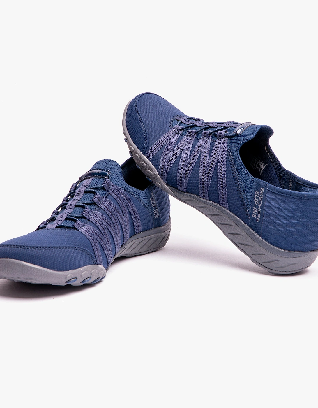 100593/NVY BREATHE-EASY - ROLL-WITH-ME Womens Casual Shoes Navy