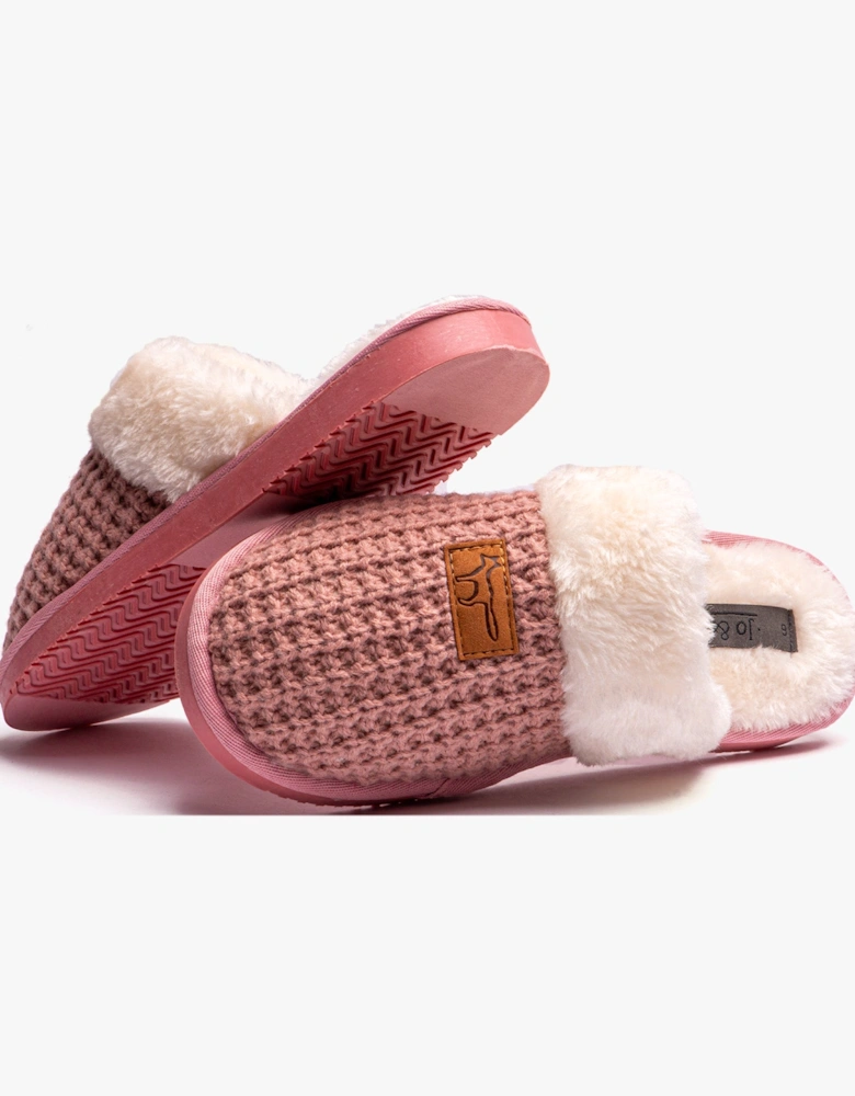 Jo & Joe FOXY Womens Slippers Pink