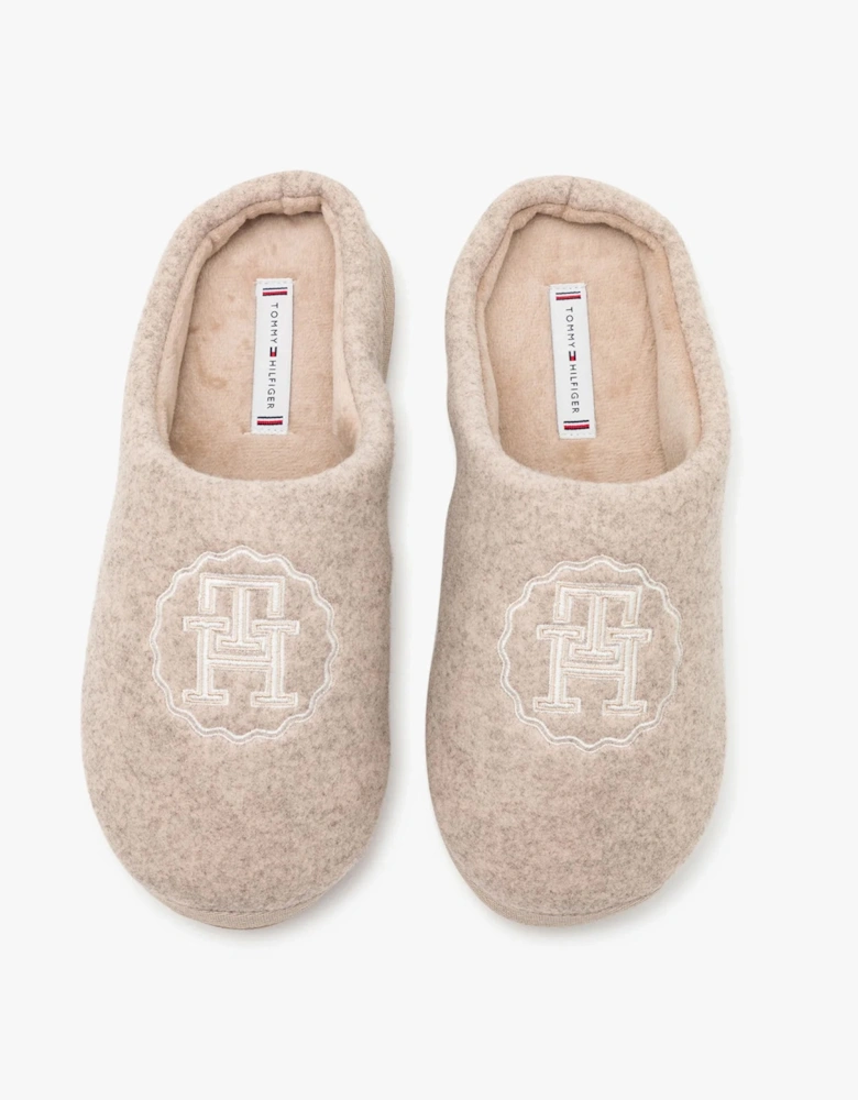 EMBLEM FELT  Womens Slippers Merino