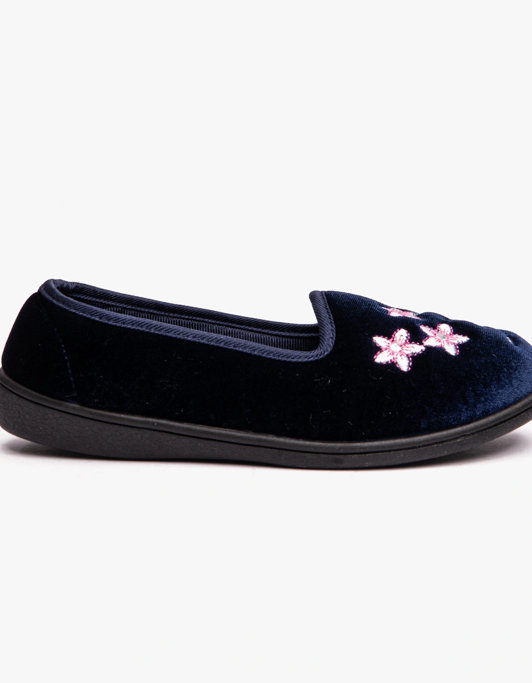 VERA Womens Ballerina Slippers Navy, 8 of 7
