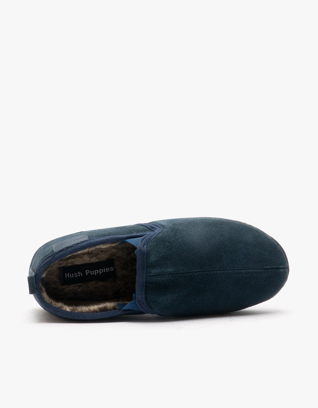 ARNOLD Mens Suede Full Slippers Navy