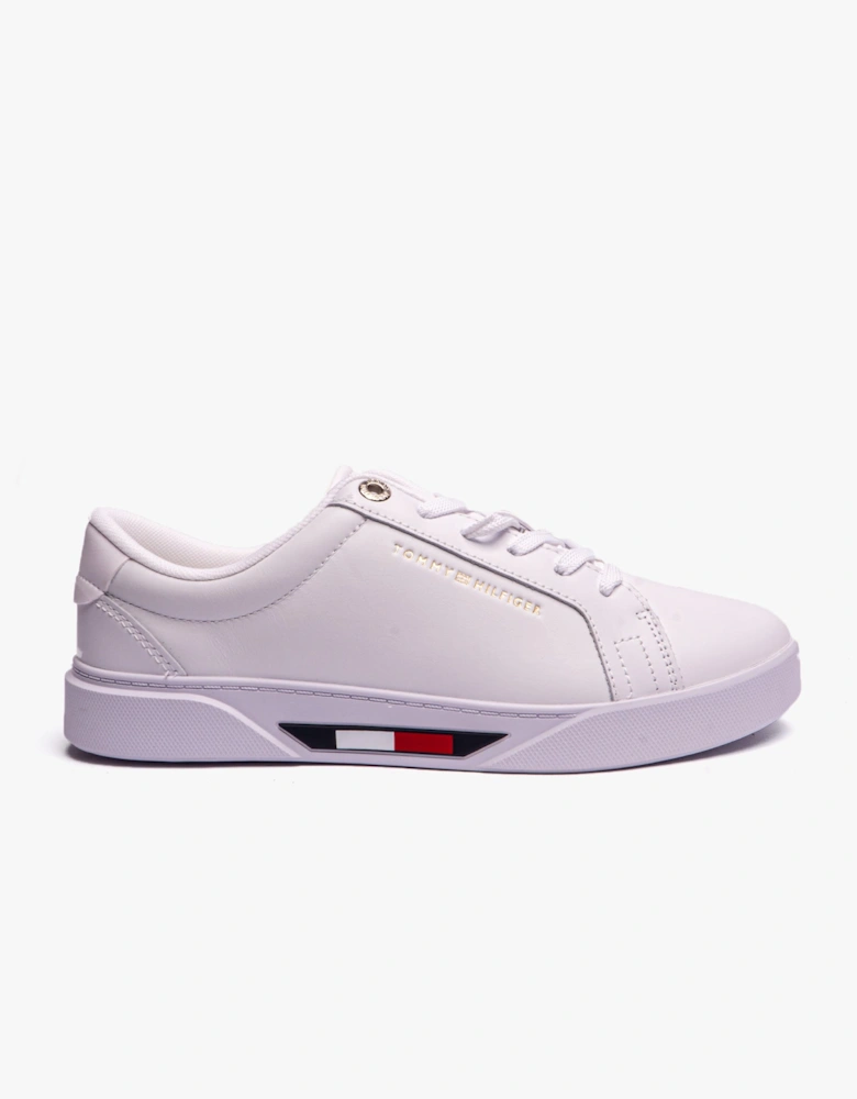 GLOBAL STRIPES COURT Womens Trainers White