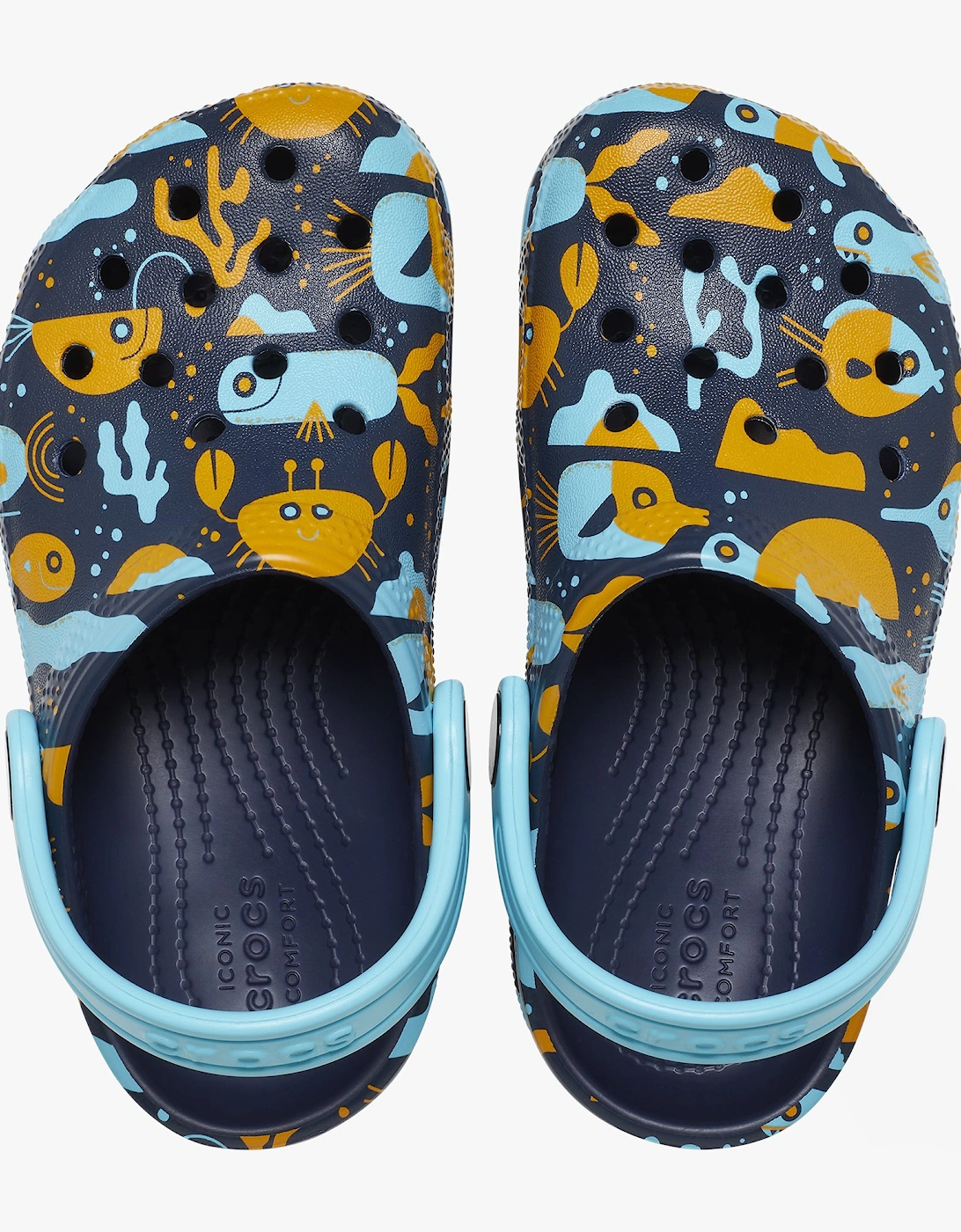 209039-4HQ CLASSIC ISLAND ESCAPE Kids Clogs Navy/Multi