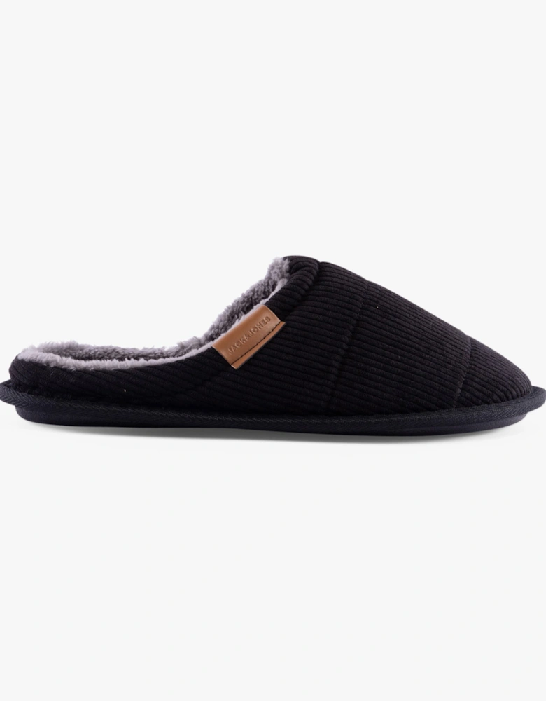 CORDIE Mens Mule Slippers Anthracite