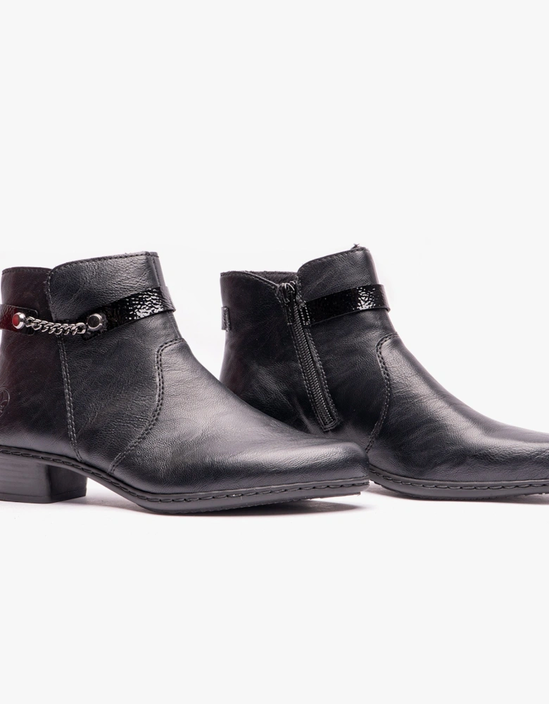 Y0783-00 Womens Ankle Boots Black