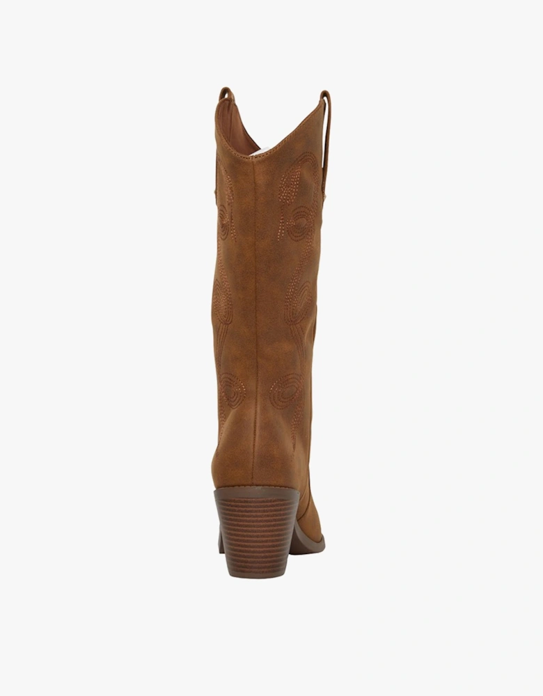 FERIA Womens Boots Walnut