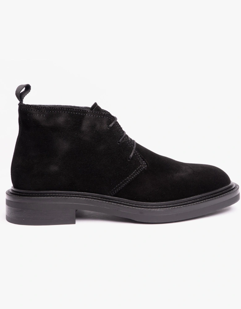 FAIRWYN Mens Chukka Boots Black