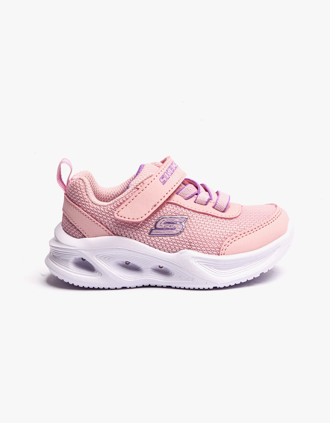 303715N/LTPK SOLA GLOW Girls Trainers Light Pink, 6 of 5