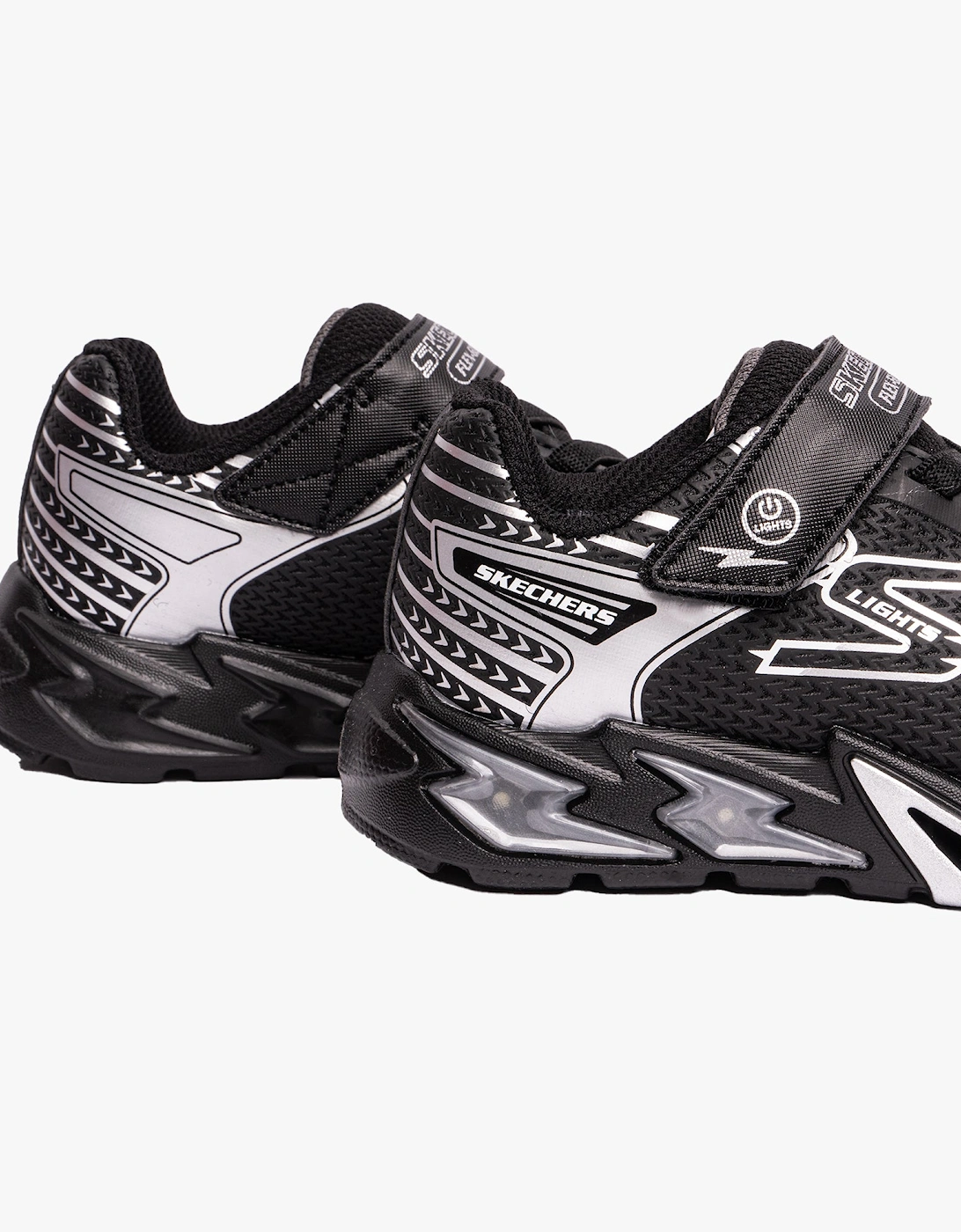 400138L/BKSL FLEX-GLOW BOLT Boys Sport Black/Sliver