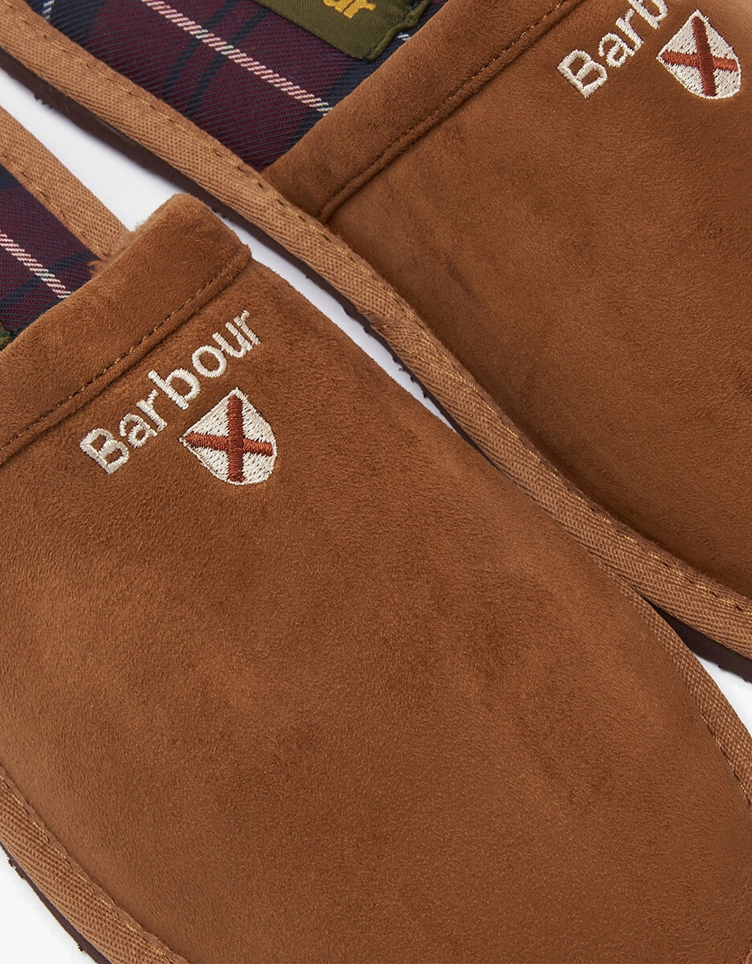 EVERITT Mens Mule Slippers Camel