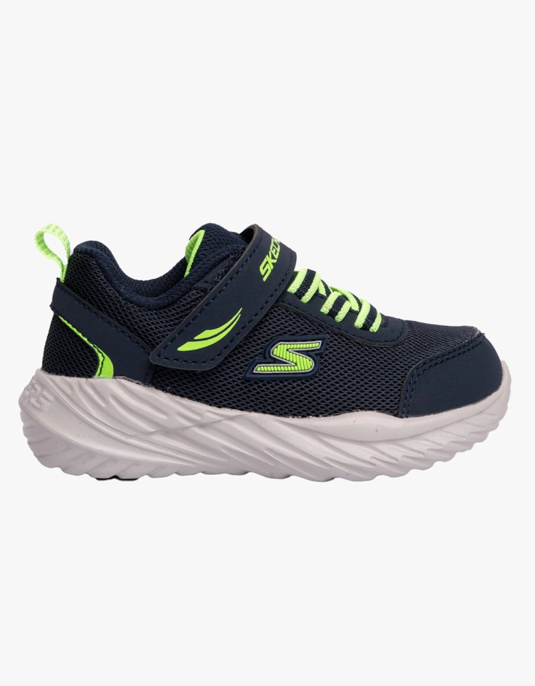 407308N/NVLM NITRO SPRINT-ROWZER Boys Sneaker Navy/Lime