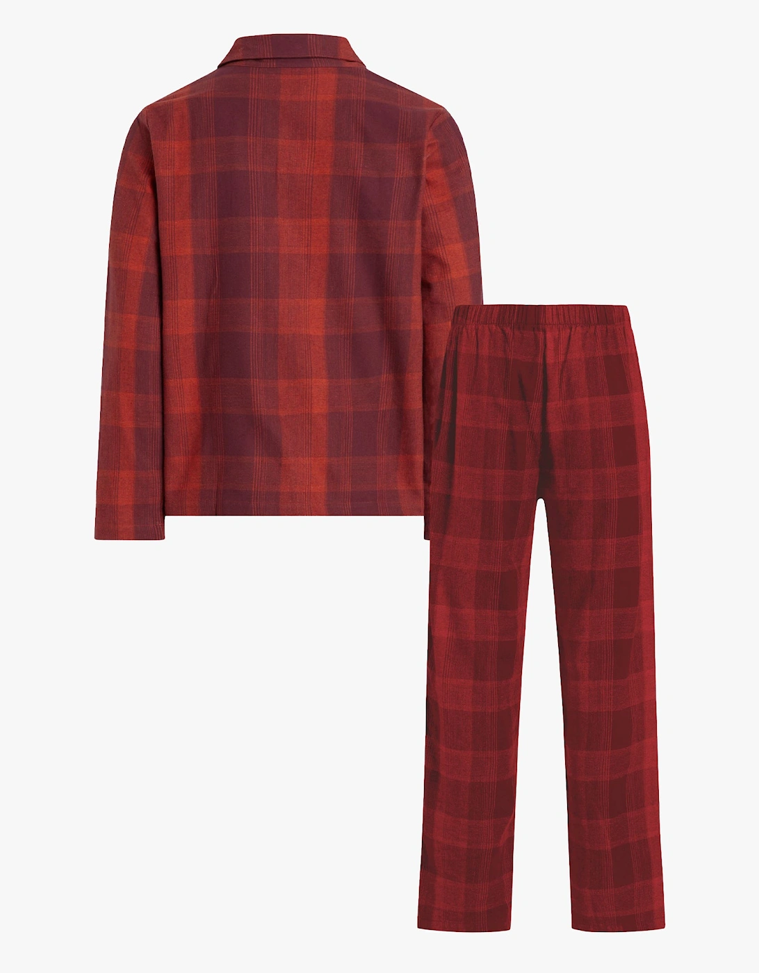 FLANNEL Mens Pyjama Set Red