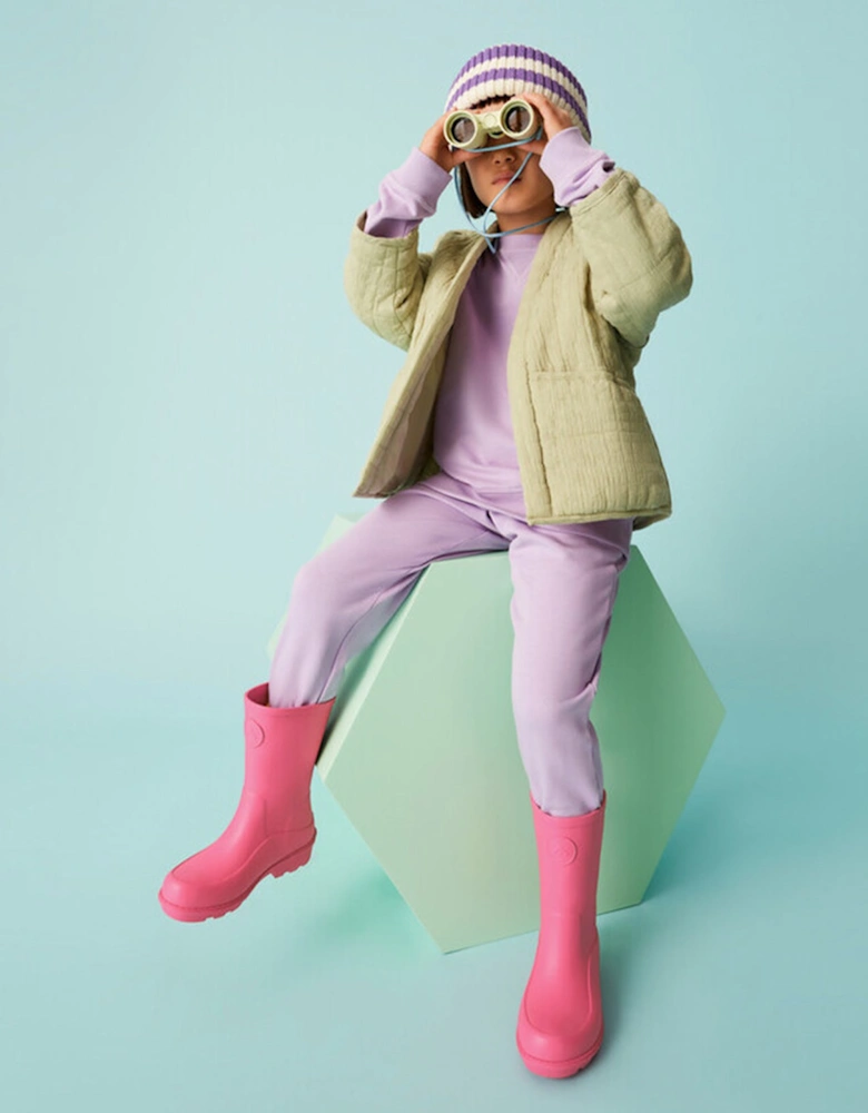 WONDERWELLY Kids Rain Boots Pink Jam