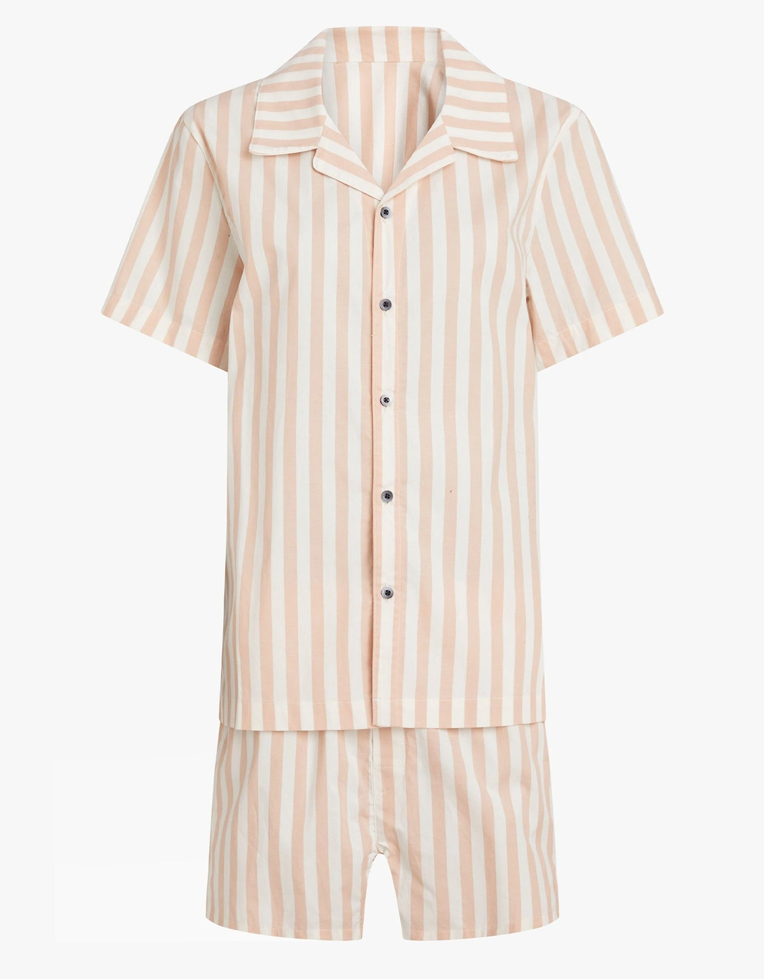 S/S SHORT SET FRN Womens Pyjamas Chambray Stripe/Ash Rose