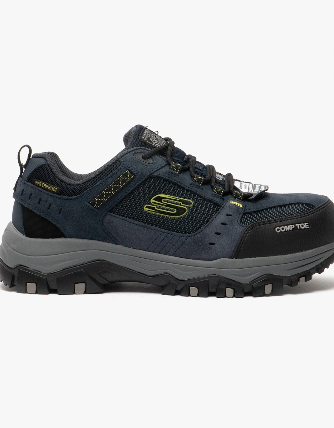 Men's Skechers Work 77183EC GREETAH Mens Safety Trainers Navy/Black - Blue - Size: 8
