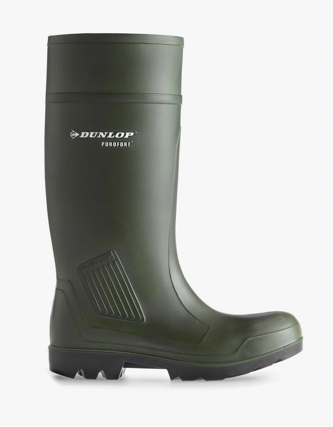 Dunlop PUROFORT Unisex Wellington Boots Green - Size: 10/10