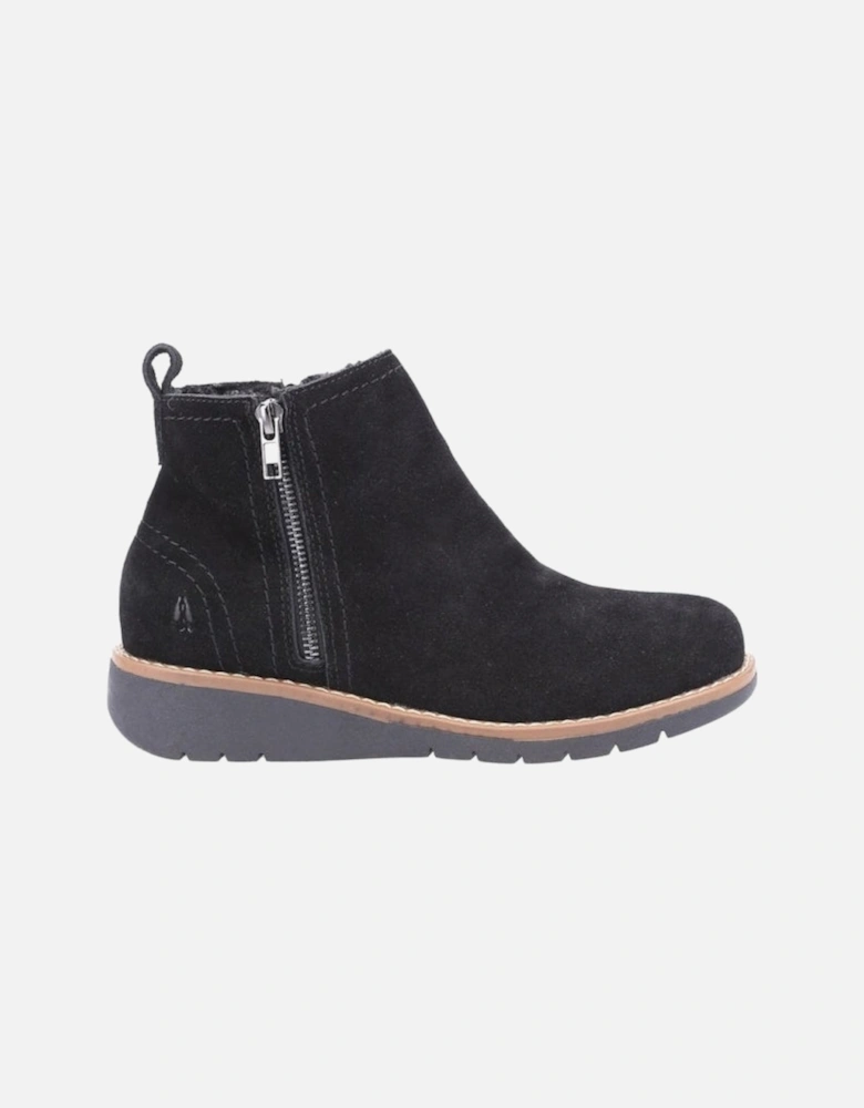 LIBBY Womens Suede Boots Black