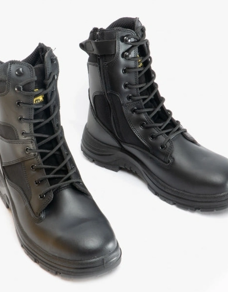 FS008 Unisex Hi-Leg Safety Boots Black