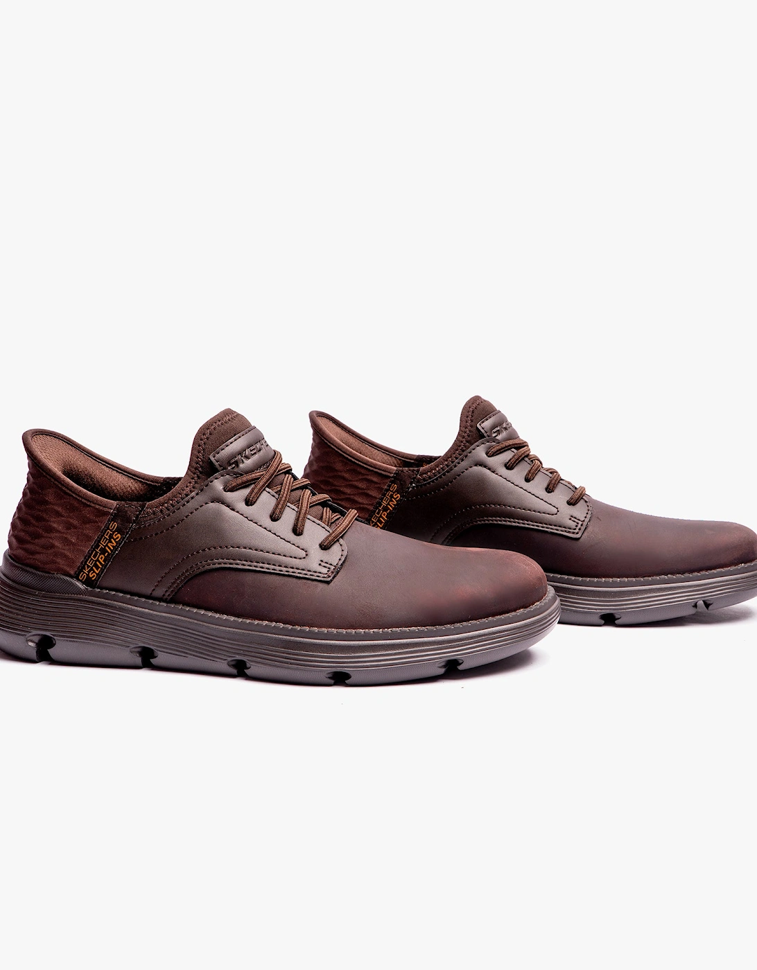 205046/CHOC GARZA-GERVIN Mens Casual Trainers Chocolate