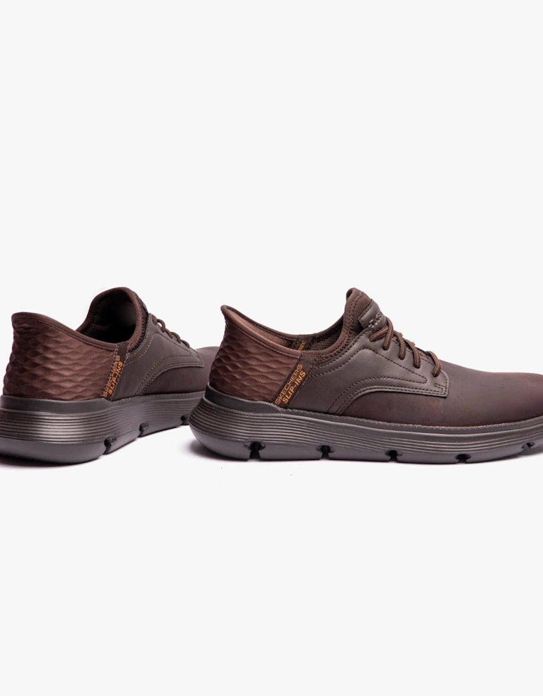205046/CHOC GARZA-GERVIN Mens Casual Trainers Chocolate