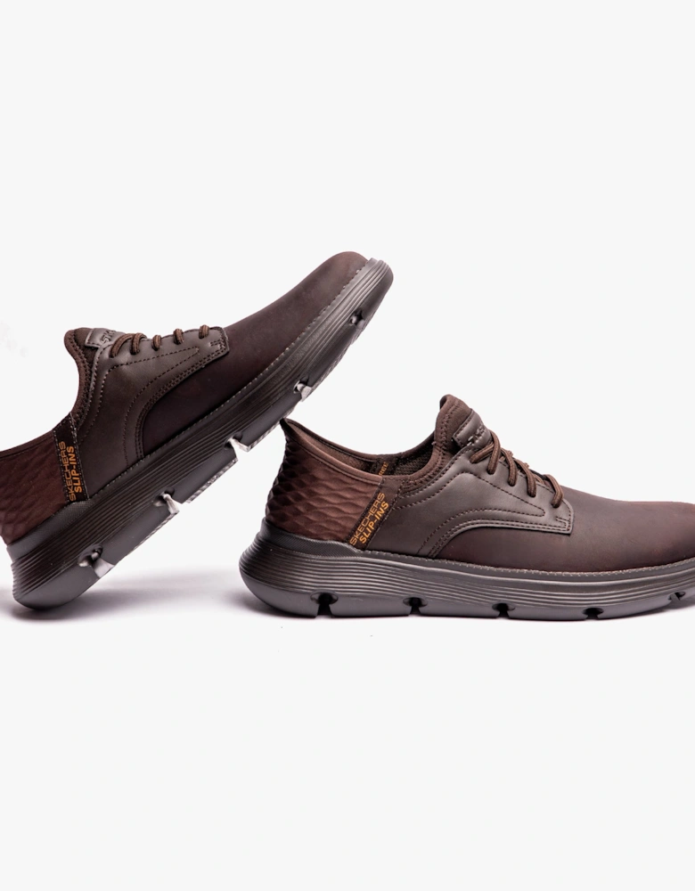 205046/CHOC GARZA-GERVIN Mens Casual Trainers Chocolate