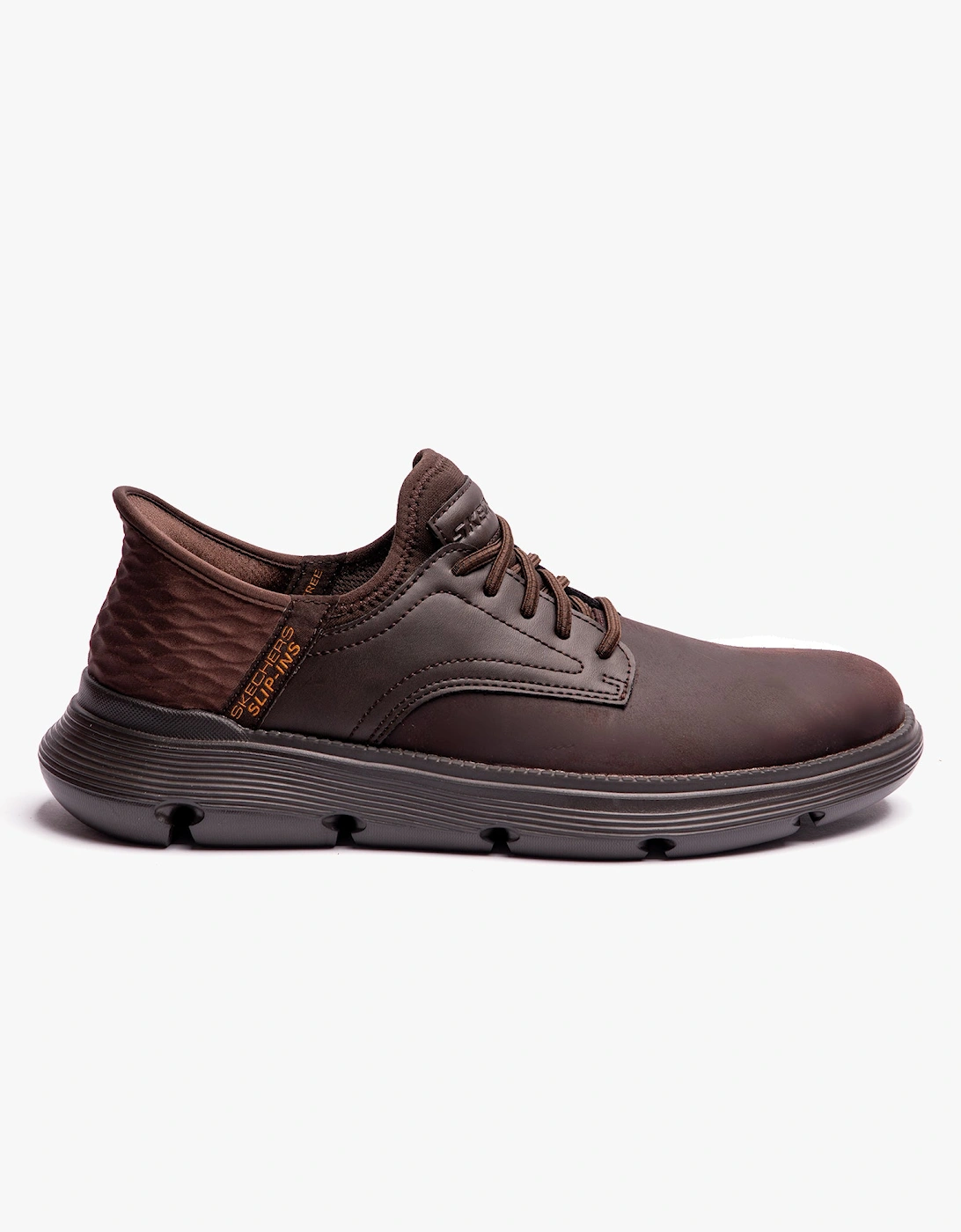 205046/CHOC GARZA-GERVIN Mens Casual Trainers Chocolate, 7 of 6