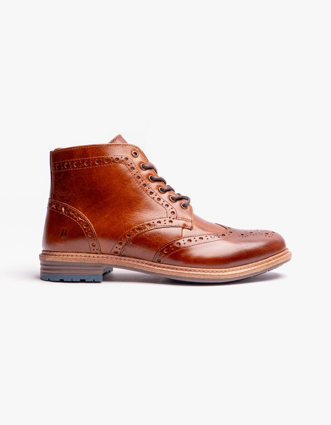 Hush Puppies Men's Hush Puppies JOSHUA BROGUE Mens Boots Tan - Brown