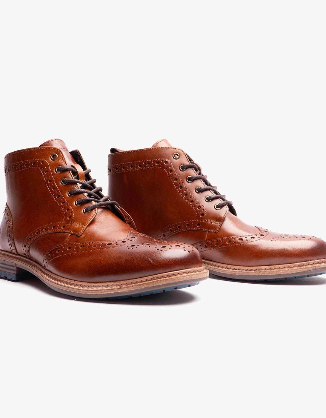 JOSHUA BROGUE Mens Boots Tan