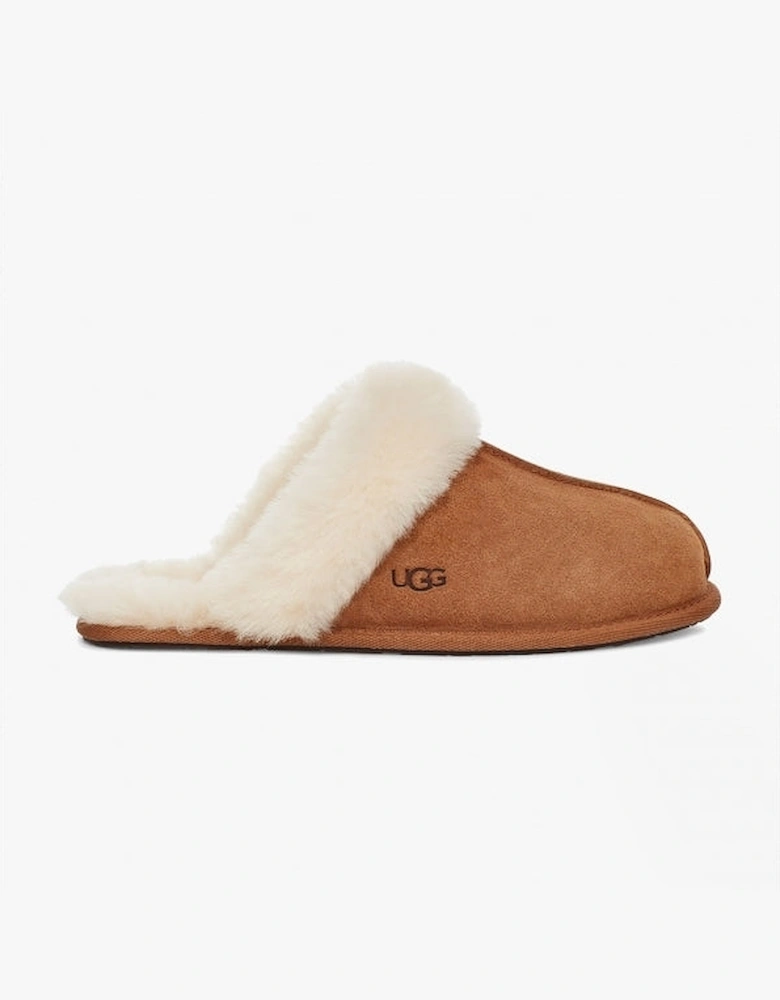 SCUFFETTE II Womens Mule Slippers Chestnut