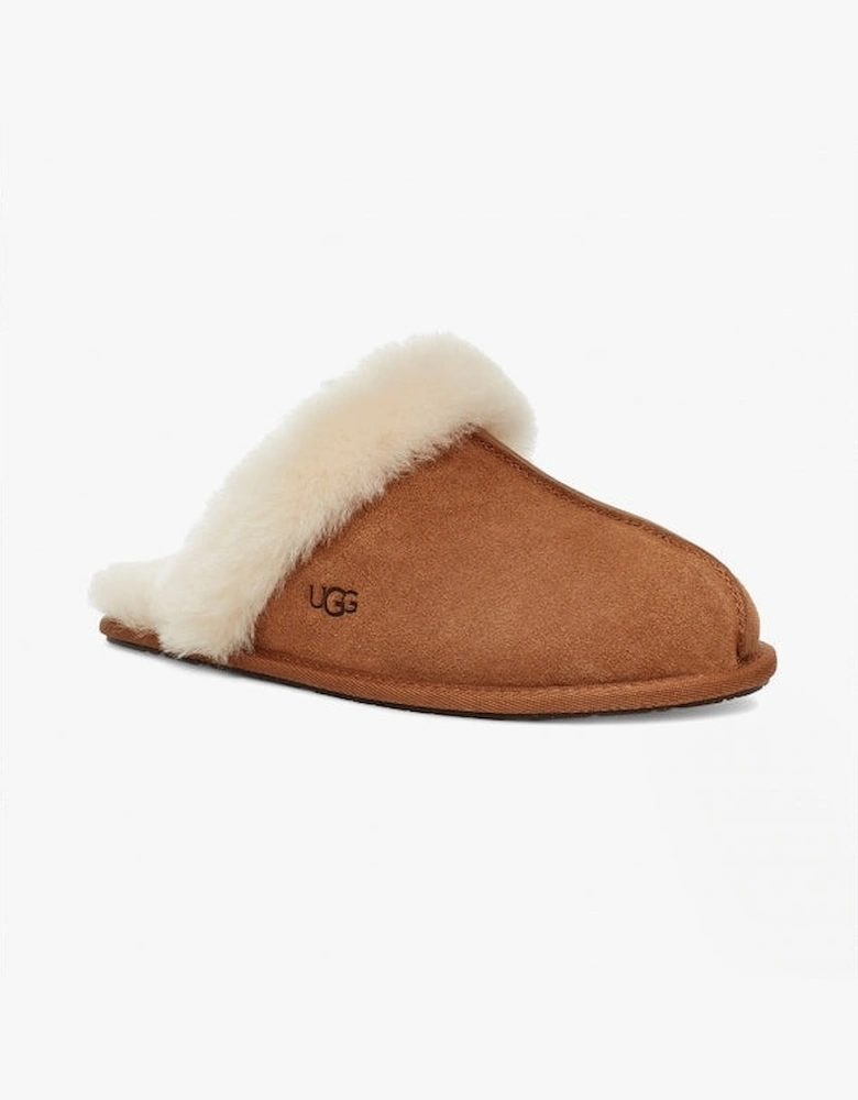 SCUFFETTE II Womens Mule Slippers Chestnut