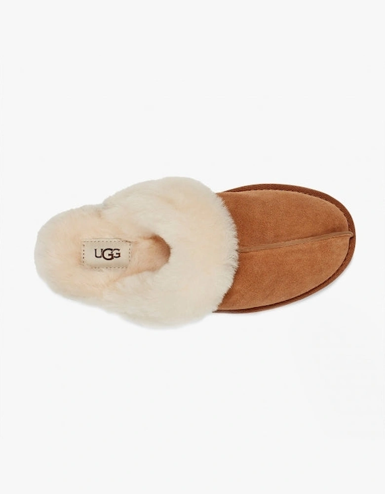 SCUFFETTE II Womens Mule Slippers Chestnut