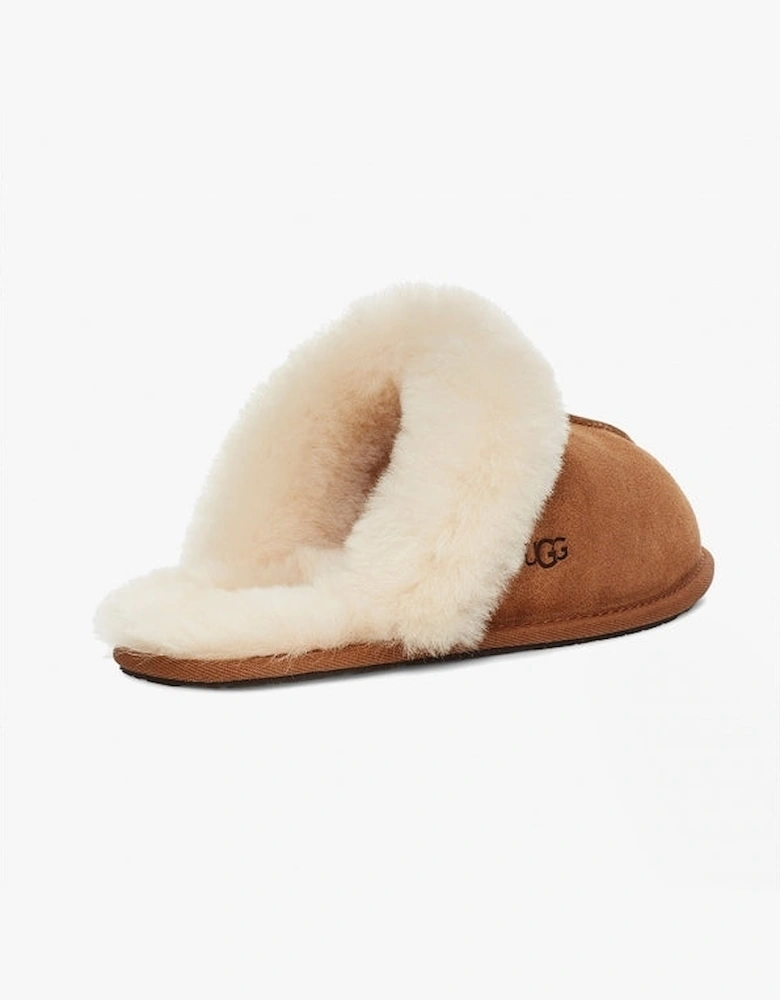 SCUFFETTE II Womens Mule Slippers Chestnut