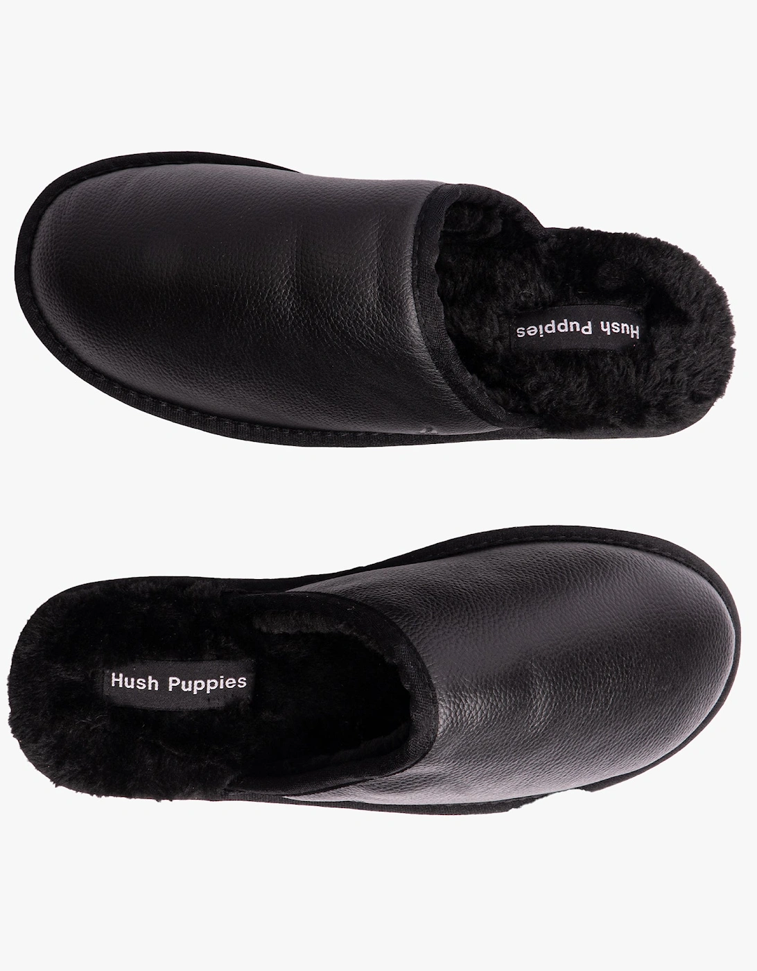 COADY LEATHER SLIPPER Classic Mens Slippers Black