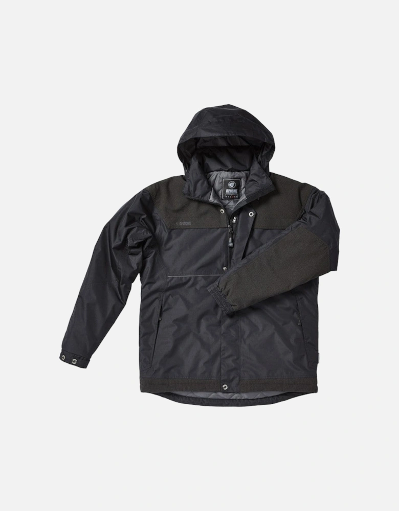 ATS Mens Waterproof Coat Black