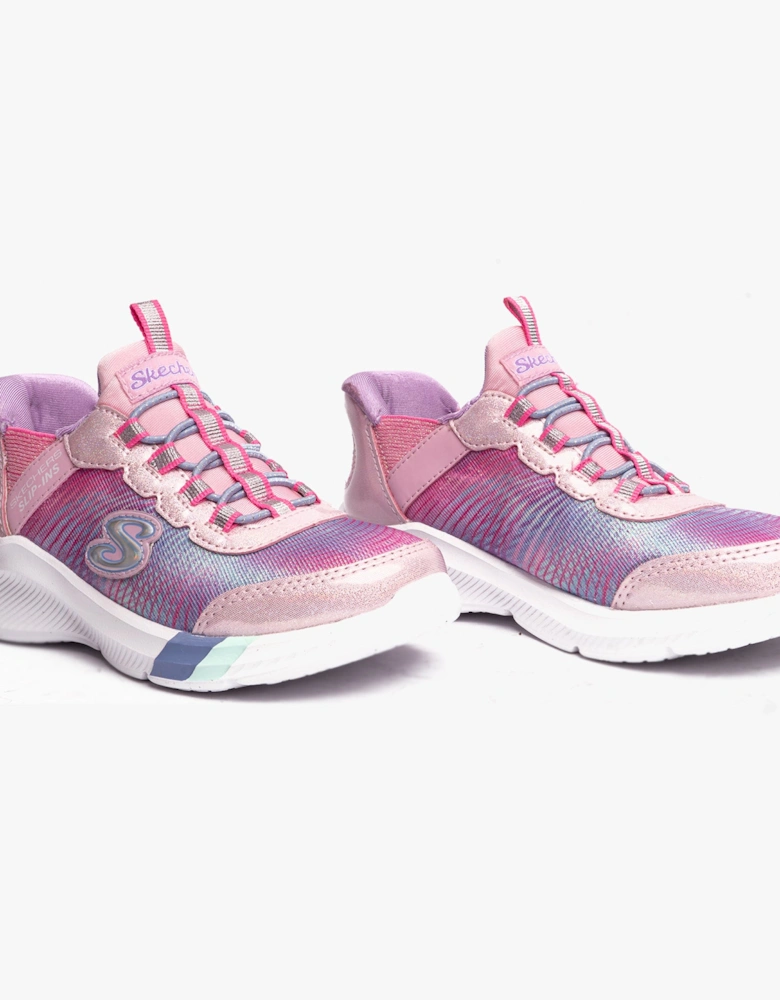 303514L/LPMT DREAMY LITES - COLORFUL PRISM Girls Sneaker Light Pink/Multi