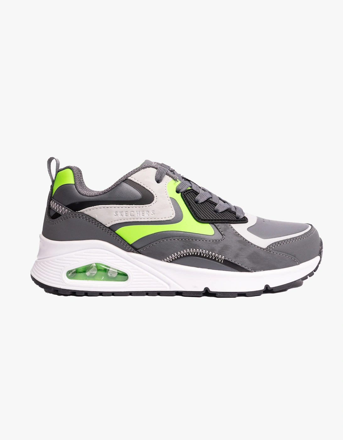 Boy's Skechers 403647L/Cclm Uno GEN1 - Color Surge Boys Casual Shoes Chrcl/Lime - Multi - Size, Uk 2 Older Kids