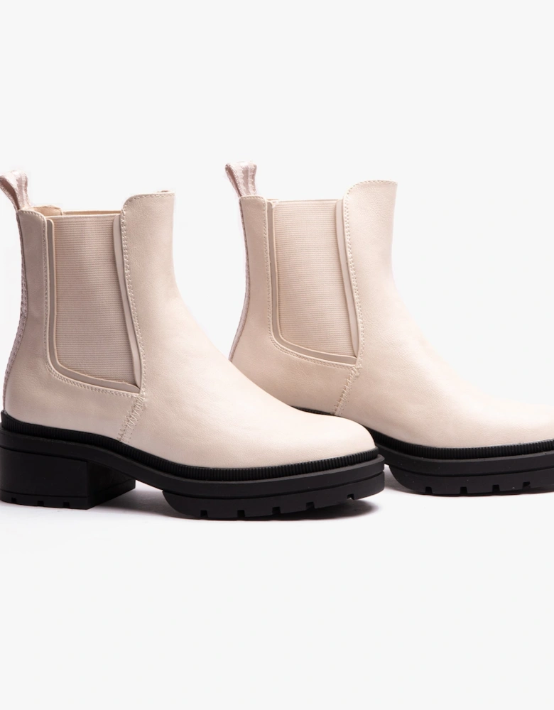 IGGIE Womens Chelsea Boots Bone