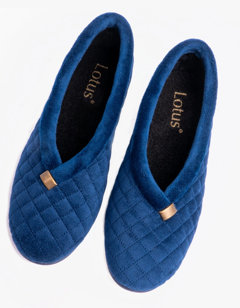 EADIE Womens Slippers Navy