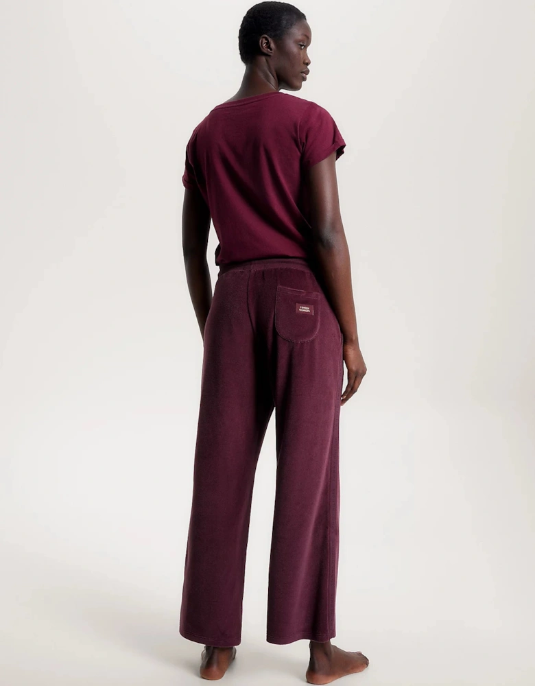 PANTS VELOUR Womens Pants Deep Burgundy