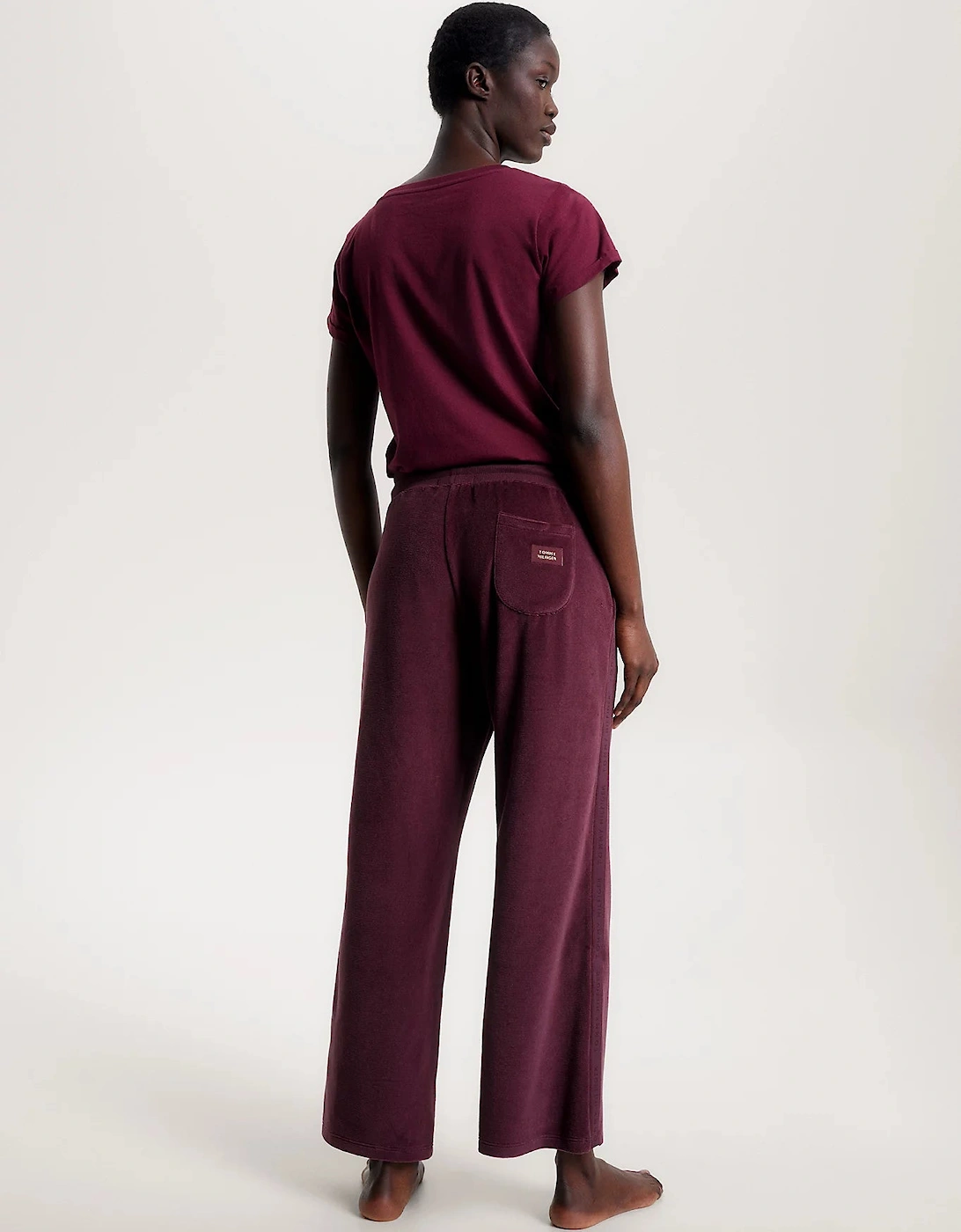 PANTS VELOUR Womens Pants Deep Burgundy