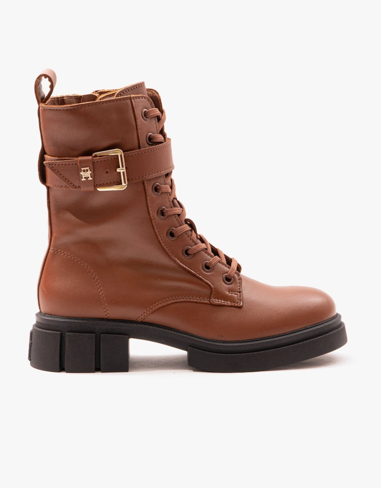 COOL FEMININE Womens Boots Natural Cognac