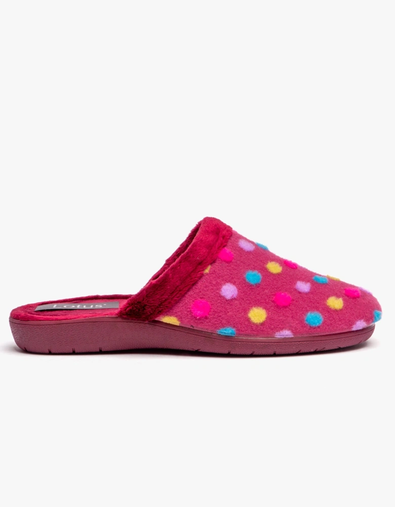 BERLIE Womens Slippers Bordo