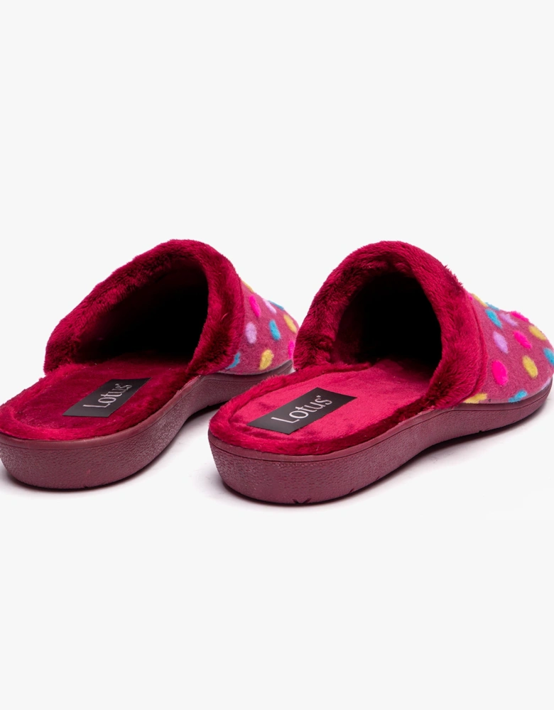 BERLIE Womens Slippers Bordo