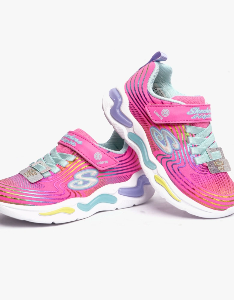 302338L/PKMT WAVY BEAMS Girls Sport Pink/Multi