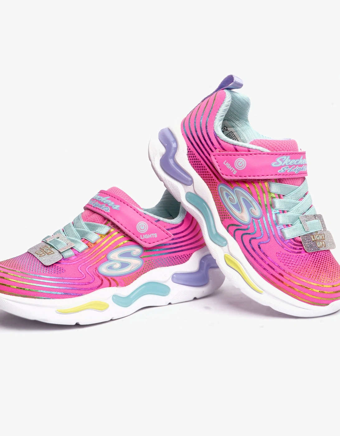 302338L/PKMT WAVY BEAMS Girls Sport Pink/Multi