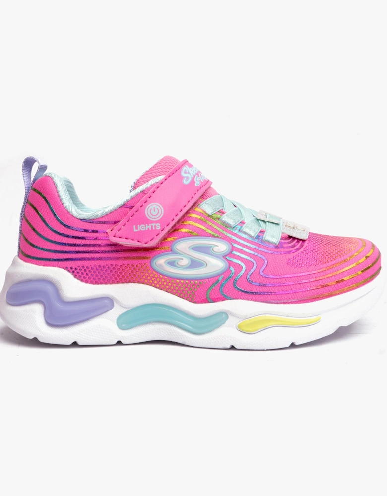 302338L/PKMT WAVY BEAMS Girls Sport Pink/Multi