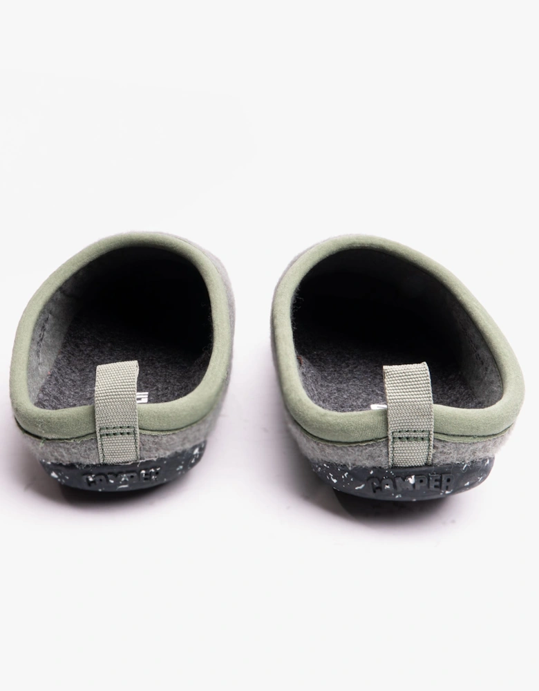 WABI Womens Slippers Medium Green